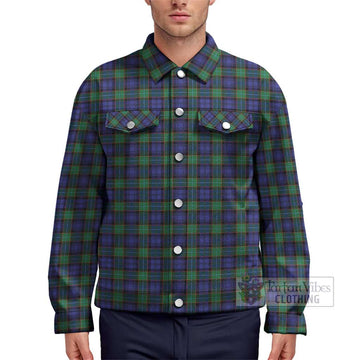 Semple Modern Tartan Unisex Lapel Cotton Jacket
