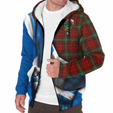 Seton Tartan Sherpa Hoodie with Family Crest Scotland Patriotic Style Unisex S - Tartan Vibes Clothing