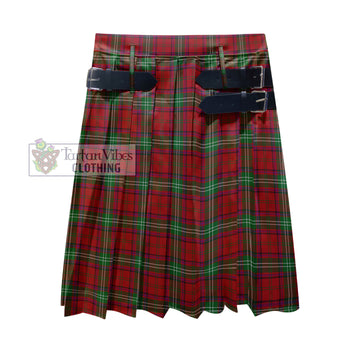 Seton Tartan Men's Pleated Skirt - Fashion Casual Retro Scottish Kilt Style