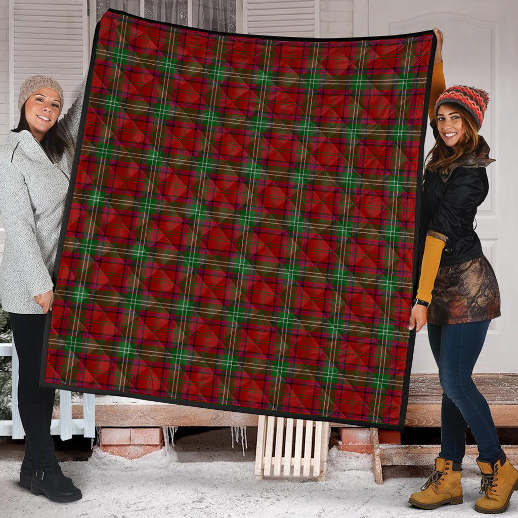 Seton Tartan Quilt Super King Quilt 91" x 110" - Tartan Vibes Clothing