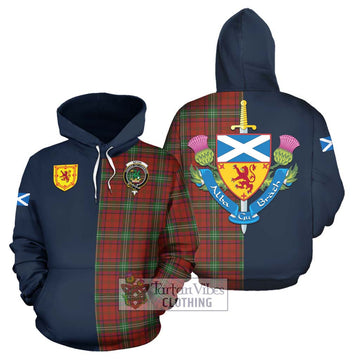 Seton Tartan Hoodie Alba with Scottish Lion Royal Arm Half Style Zip Hoodie - Tartan Vibes Clothing