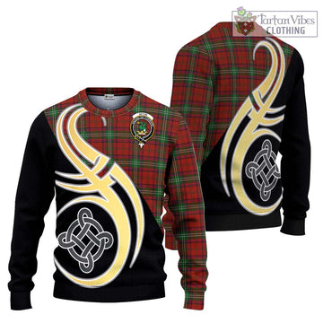 Seton Tartan Ugly Sweater with Family Crest and Celtic Symbol Style Unisex - Tartan Vibes Clothing
