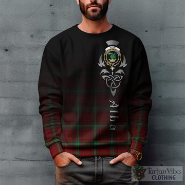 Seton Tartan Sweatshirt Featuring Alba Gu Brath Family Crest Celtic Inspired