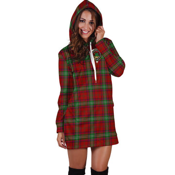 Seton Tartan Hoodie Dress with Family Crest - Tartan Vibes Clothing