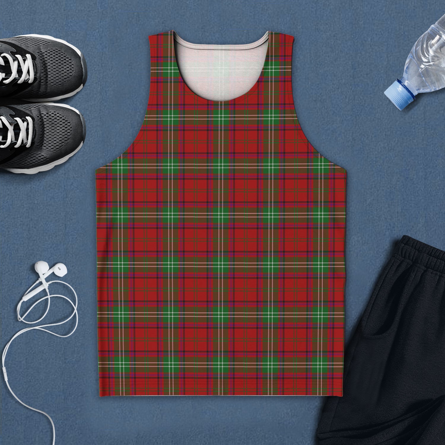 Seton Tartan Mens Tank Top 5XL - Tartan Vibes Clothing