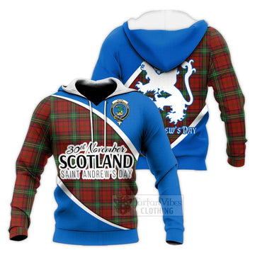 Seton Family Crest Tartan Knitted Hoodie Celebrate Saint Andrew's Day in Style Unisex Knitted Pullover Hoodie - Tartan Vibes Clothing