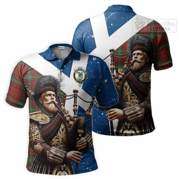 Seton Tartan Polo Shirt with Family Crest Scottish Bagpiper Vibes Kid - Tartan Vibes Clothing