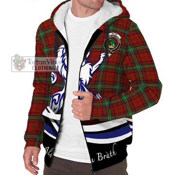 Seton Tartan Sherpa Hoodie with Alba Gu Brath Regal Lion Emblem Unisex S - Tartan Vibes Clothing