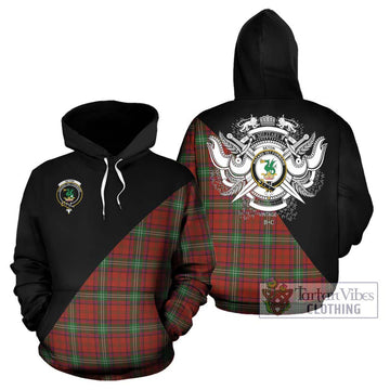Seton Tartan Hoodie with Family Crest and Military Logo Style Zip Hoodie - Tartan Vibes Clothing