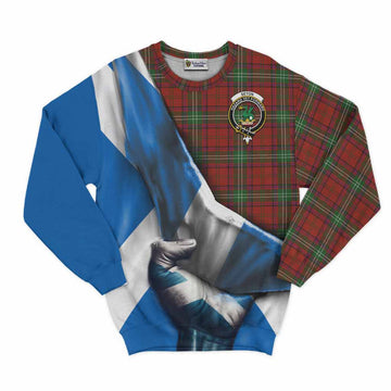 Seton Tartan Sweatshirt with Family Crest Scotland Patriotic Style Unisex - Tartan Vibes Clothing