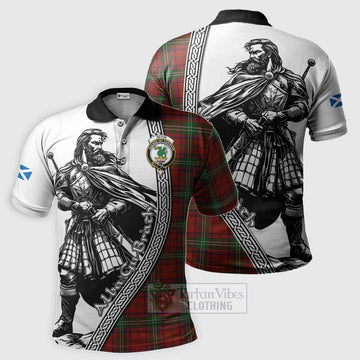 Seton Tartan Clan Crest Polo Shirt with Highlander Warrior Celtic Style Kid - Tartan Vibes Clothing