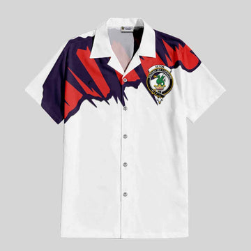 Seton Clan Crest Hawaiian Shirt with Retro Sport Style Kid - 2D-tartanvibesclothing