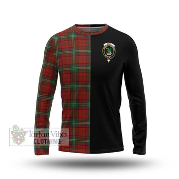 Seton Tartan Long Sleeve T-Shirt with Family Crest and Half Of Me Style Unisex - Tartan Vibes Clothing