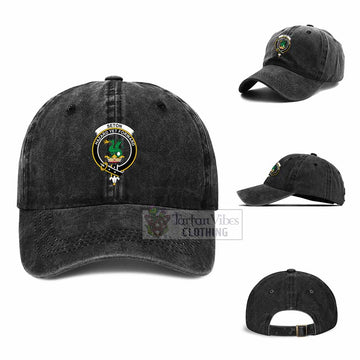 Tartan Vibes Clothing Seton Clan Crest Denim Classic Cap