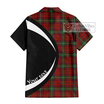Seton Tartan Hawaiian Shirt with Family Crest Circle Style - Tartan Vibes Clothing