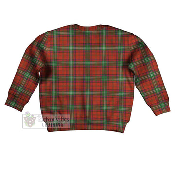 Seton Tartan Kid Ugly Sweater with Family Crest - Tartan Vibes Clothing