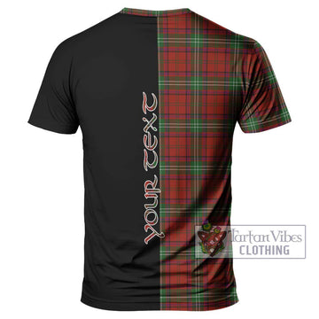 Seton Tartan T-Shirt with Family Crest and Half Of Me Style - Tartan Vibes Clothing