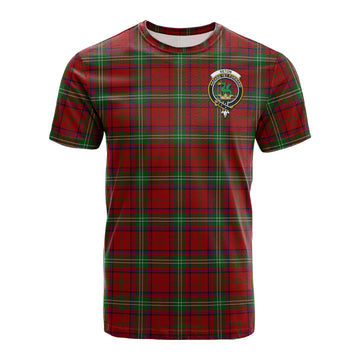 Seton Tartan T-Shirt with Family Crest