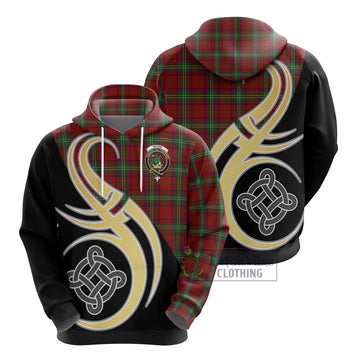 Seton Tartan Hoodie with Family Crest and Celtic Symbol Style - Tartan Vibes Clothing