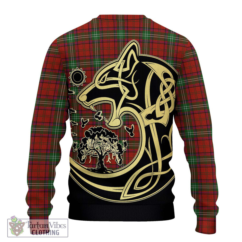 Seton Tartan Ugly Sweater with Family Crest Celtic Wolf Style - Tartan Vibes Clothing