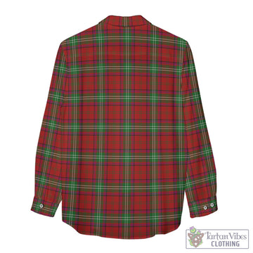 Seton Tartan Women's Casual Shirt with Family Crest - Tartan Vibes Clothing