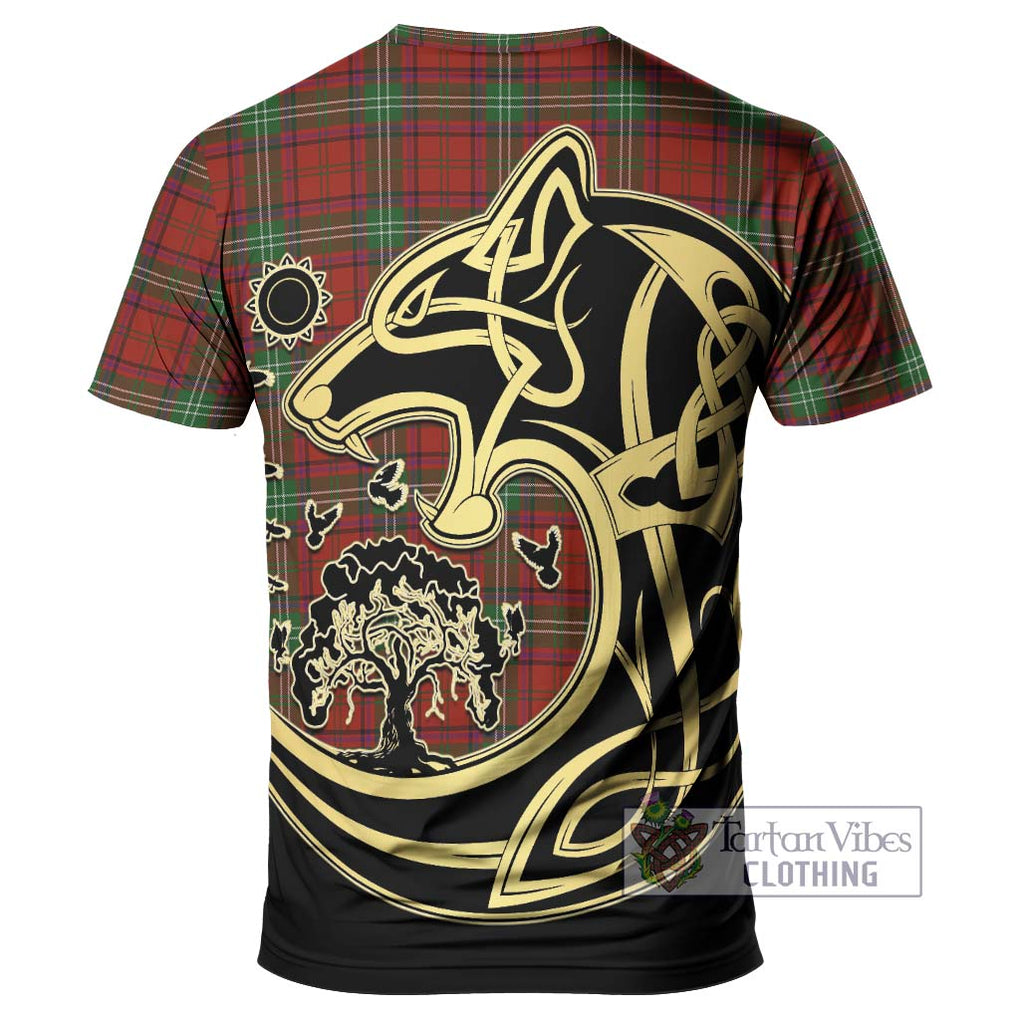 Seton Tartan T-Shirt with Family Crest Celtic Wolf Style - Tartan Vibes Clothing