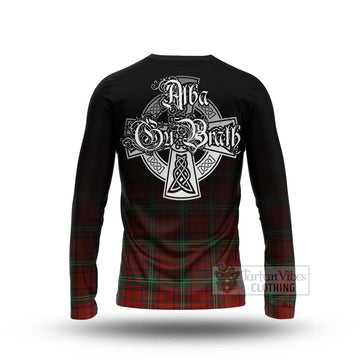 Seton Tartan Long Sleeve T-Shirt Featuring Alba Gu Brath Family Crest Celtic Inspired - Tartan Vibes Clothing