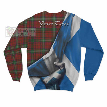 Seton Tartan Sweatshirt with Family Crest Scotland Patriotic Style - Tartan Vibes Clothing