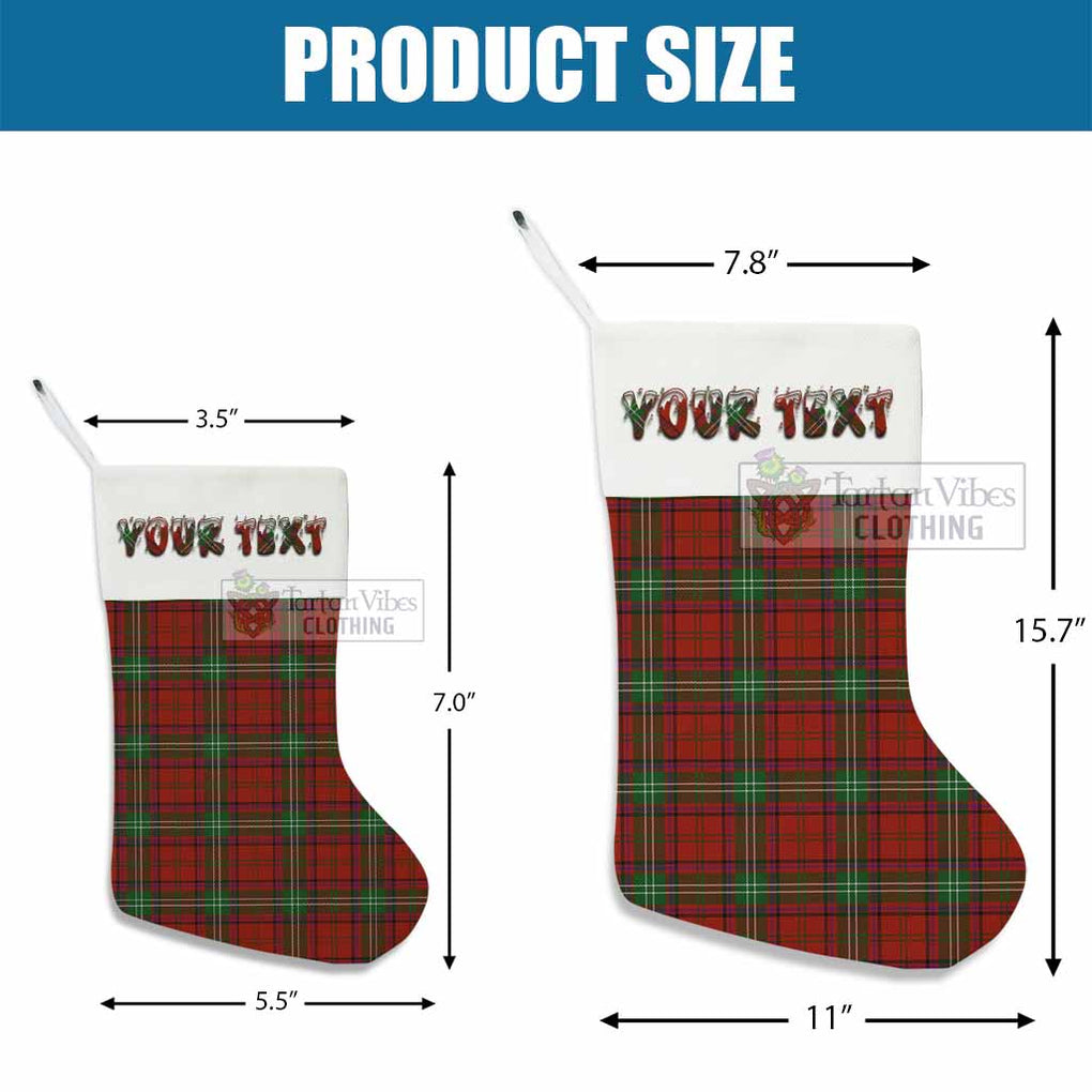 Seton Tartan Christmas Stocking with Personalized Text - Tartan Vibes Clothing