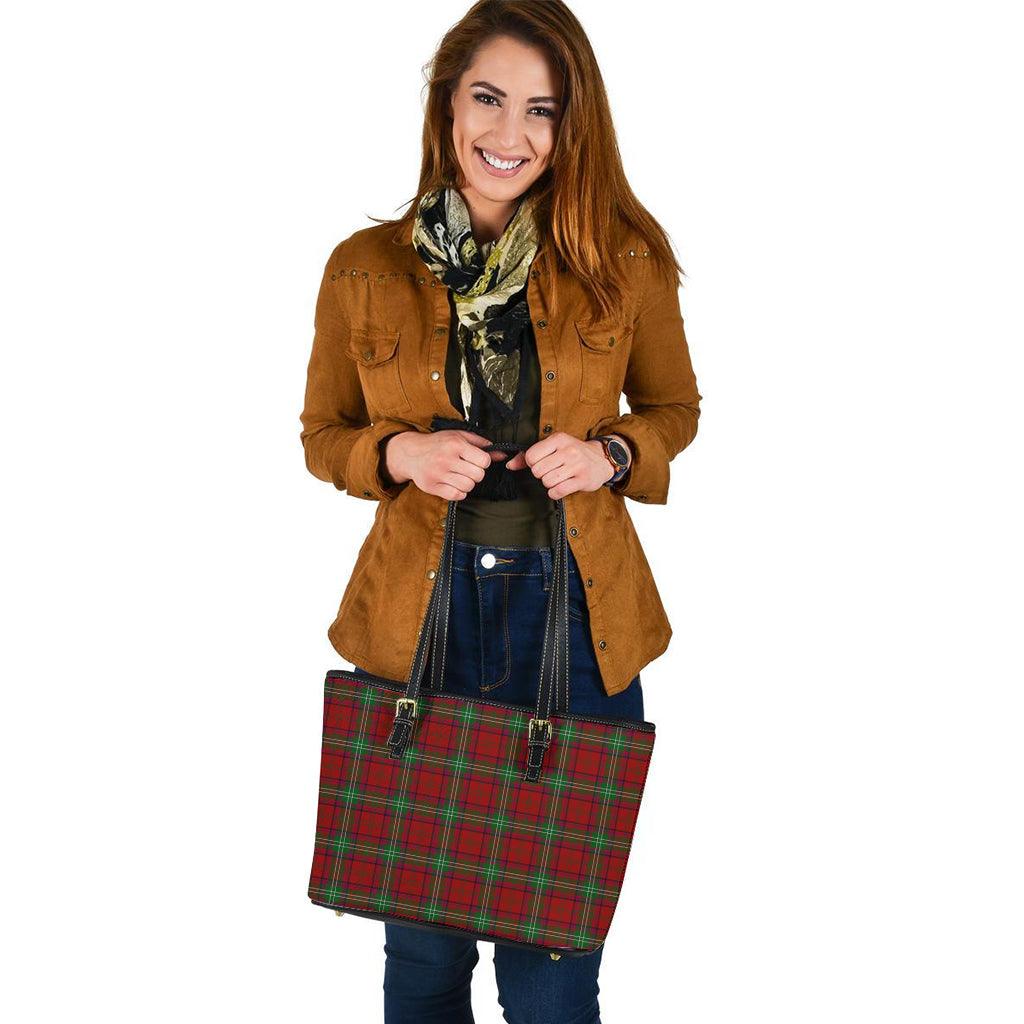 Seton Tartan Leather Tote Bag - Tartan Vibes Clothing