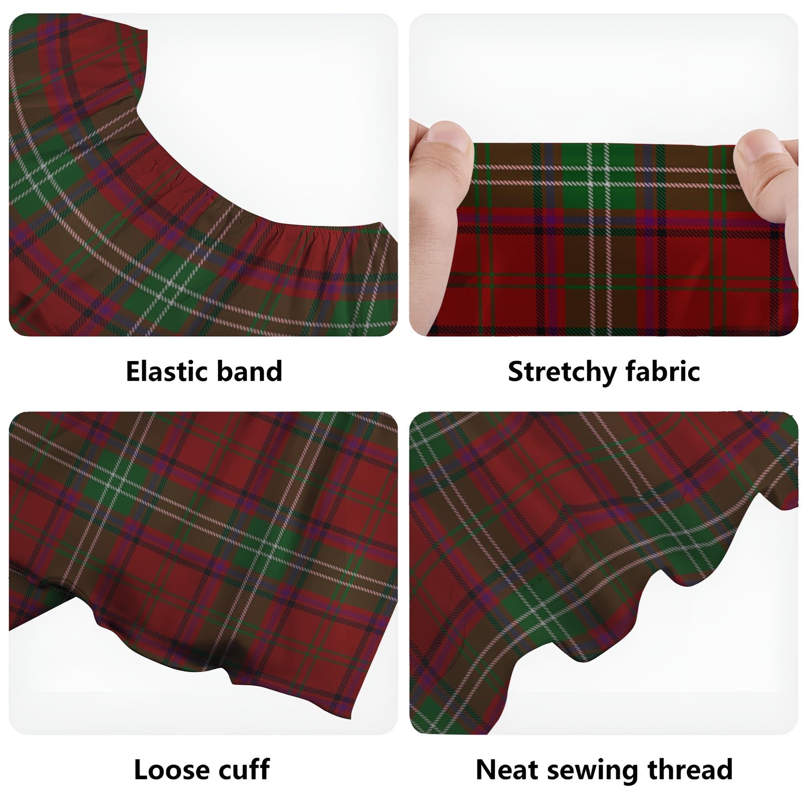 Seton Tartan Off Shoulder Long Dress - Tartan Vibes Clothing