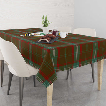 Seton Hunting Tatan Tablecloth with Family Crest