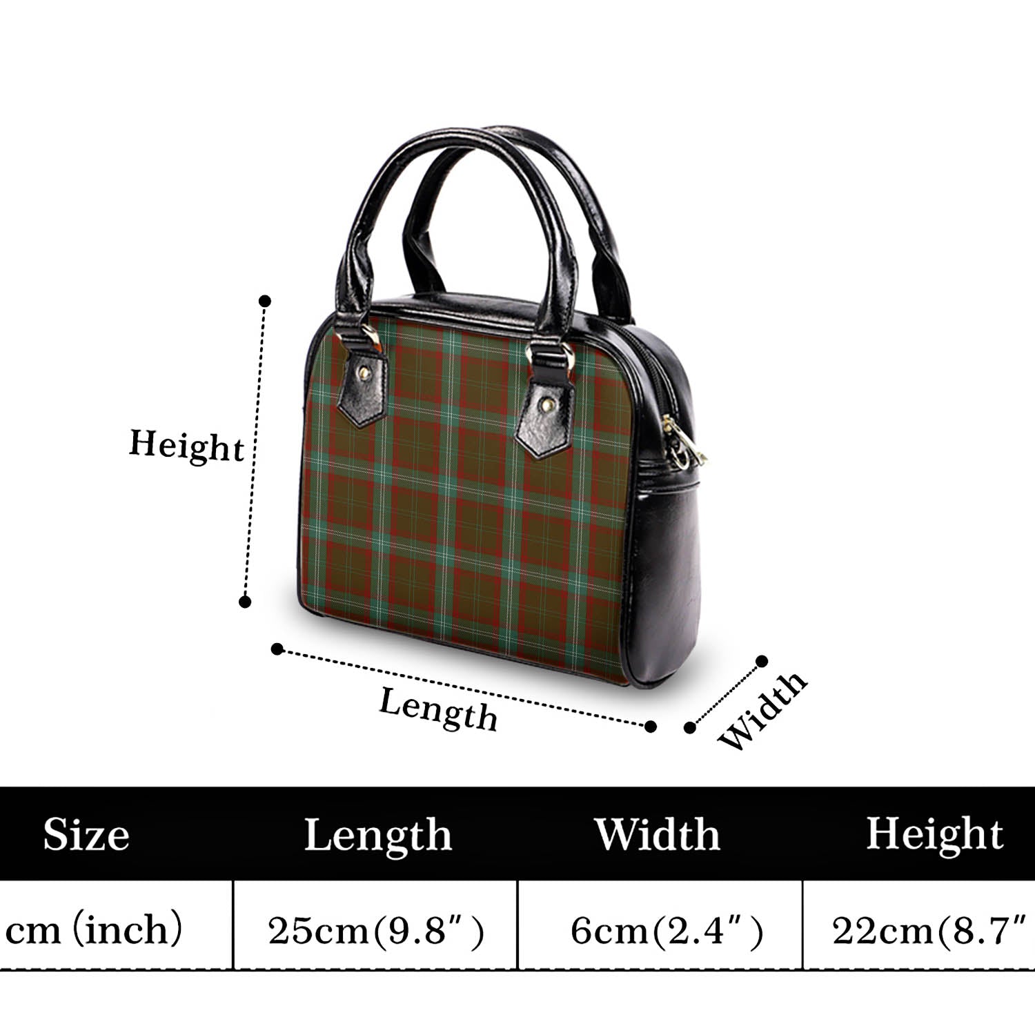 Seton Hunting Tartan Shoulder Handbags - Tartanvibesclothing