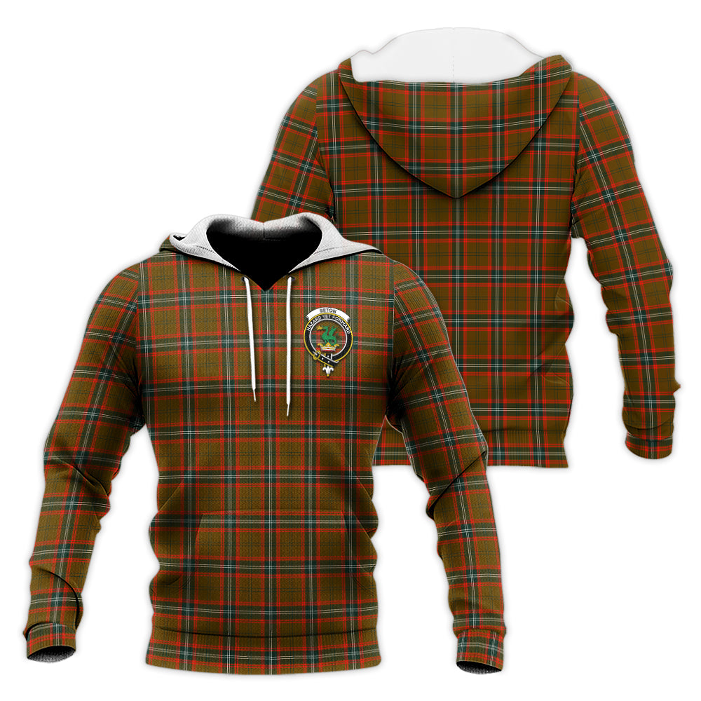 seton-hunting-modern-tartan-knitted-hoodie-with-family-crest