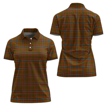 Seton Hunting Modern Tartan Polo Shirt For Women
