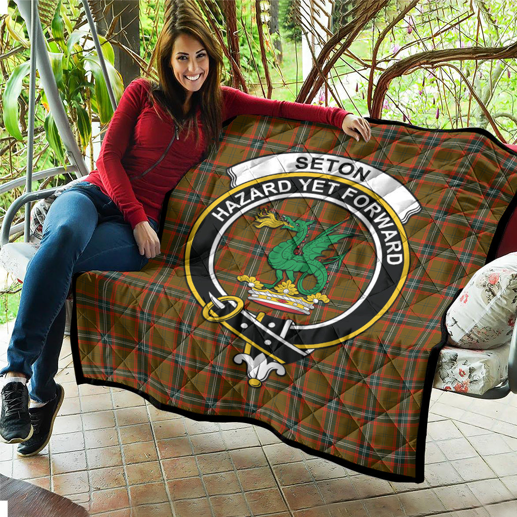 seton-hunting-modern-tartan-quilt-with-family-crest