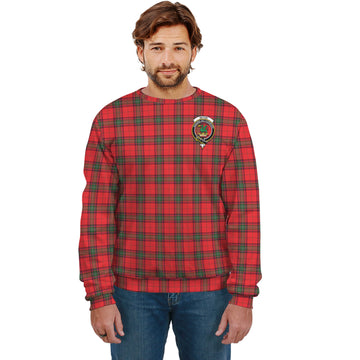 Seton Modern Tartan Sweatshirt with Family Crest