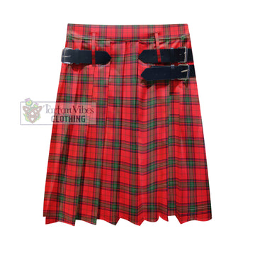 Seton Modern Tartan Men's Pleated Skirt - Fashion Casual Retro Scottish Kilt Style