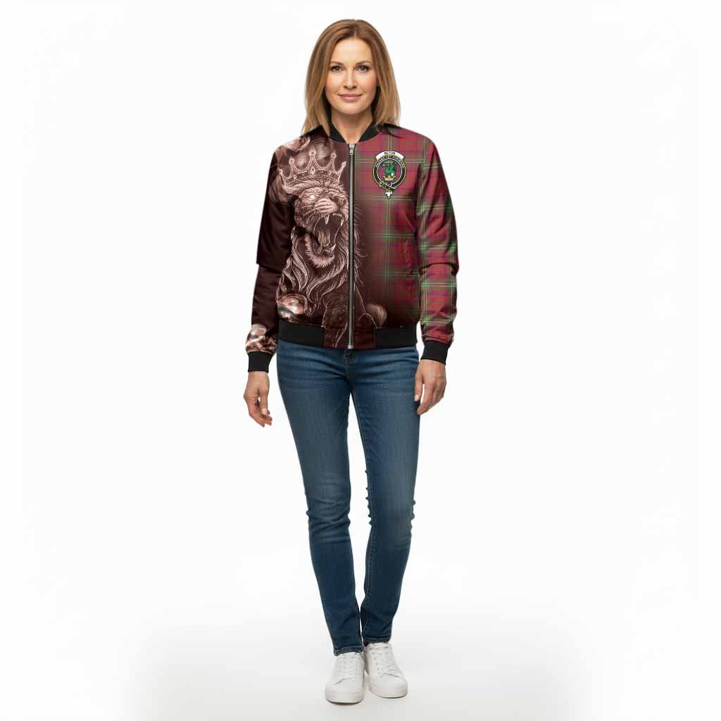 Seton Tartan Bomber Jacket Roaring Lion Heritage