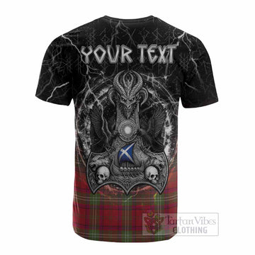 Seton Tartan Crest Cotton T-shirt Celtic Odin's Raven Legacy