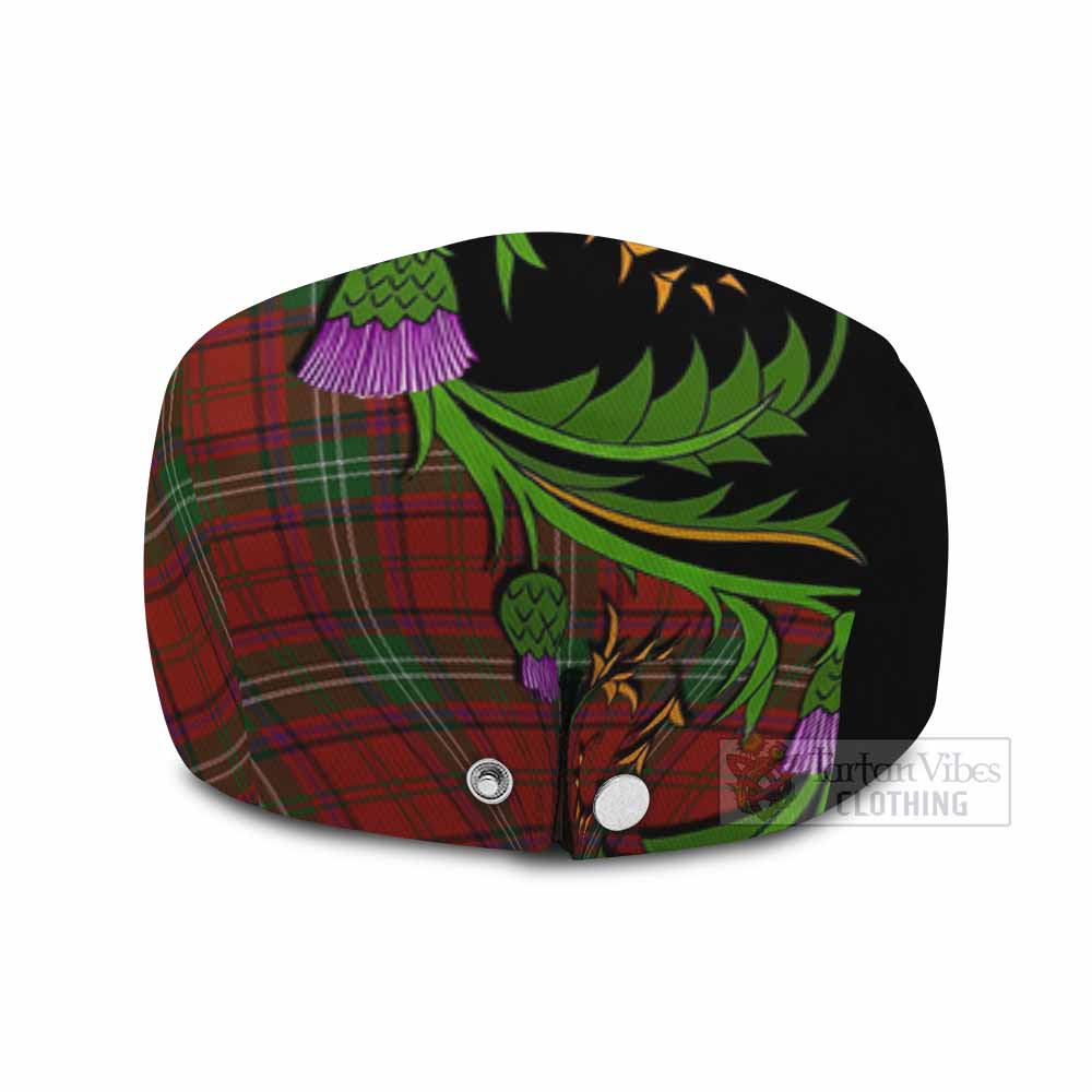 Seton Tartan Flat Cap, Jeff Cap Scottish Thistle Pride Heritage Art - Tartan Vibes Clothing