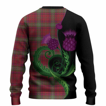 Seton Tartan Knitted Sweater Traditional Scottish Thistle