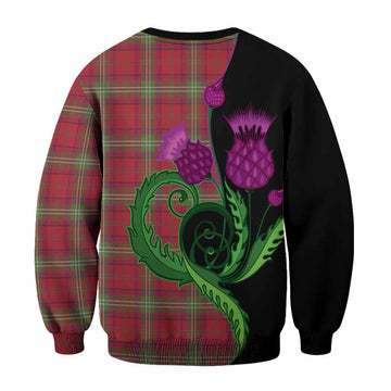Seton Tartan Sweatshirt Traditional Scottish Thistle