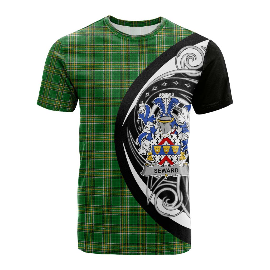 Tartan Vibes Clothing Seward Irish Clan Cotton T-shirt Celtic Circle Style