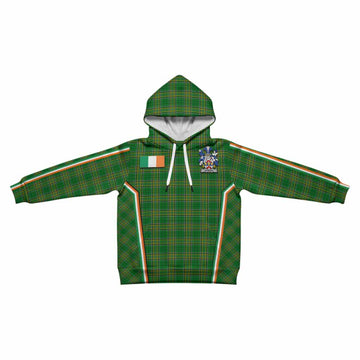 Seward Irish Clan Coat of Arm Tartan Kid Hoodie Flag Style