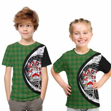 Sexton Irish Clan Kid T-Shirt Celtic Circle Style Youth XL Size14 - Tartan Vibes Clothing