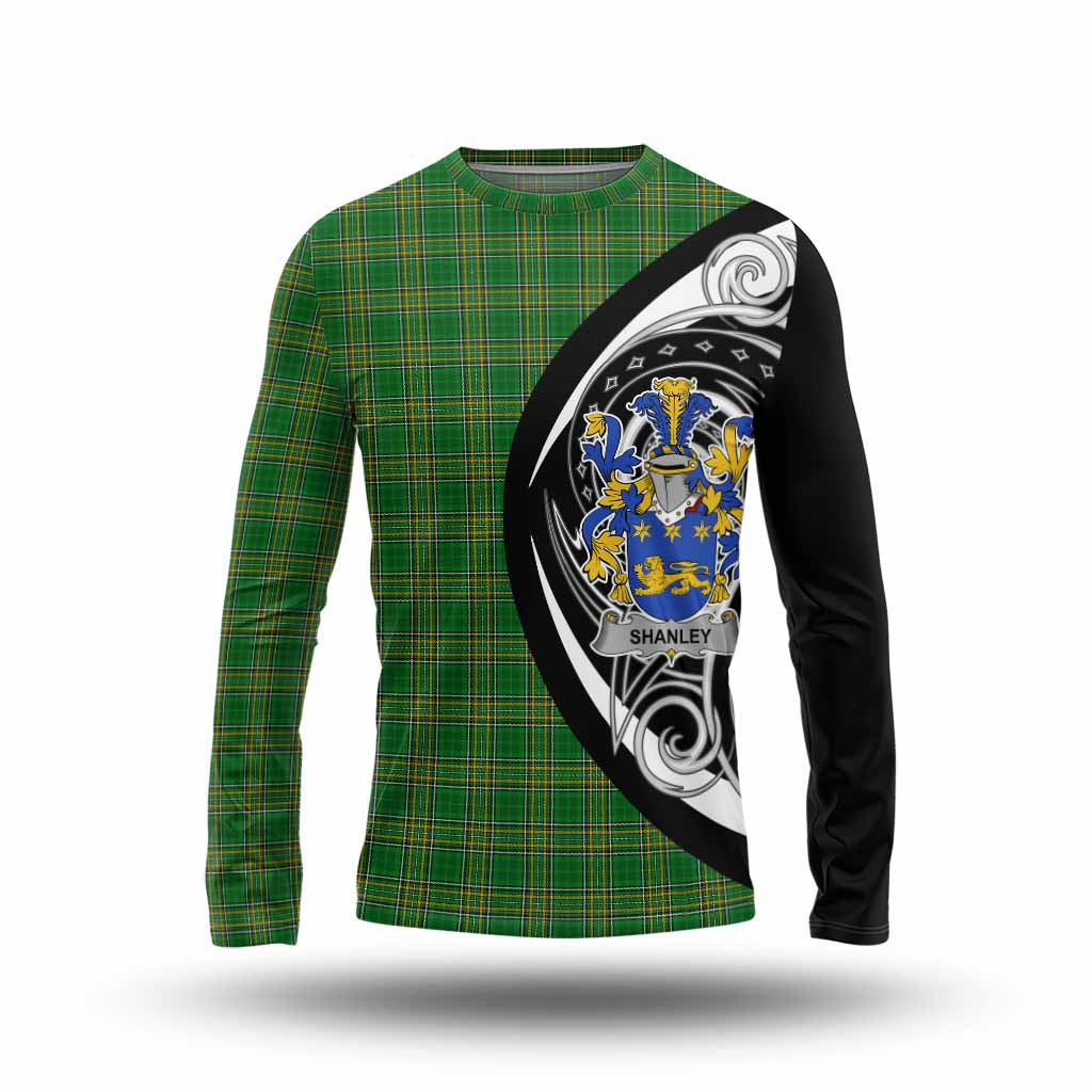 Tartan Vibes Clothing Shanley Irish Clan Long Sleeve T-Shirt Celtic Circle Style