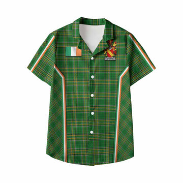 Shannon Irish Clan Coat of Arm Tartan Kid Hawaiian Shirt Flag Style
