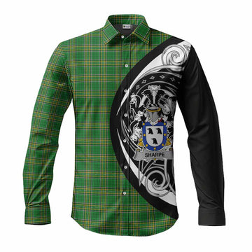 Sharpe Irish Clan Long Sleeve Button Shirt Celtic Circle Style Men's Shirt S - Tartan Vibes Clothing