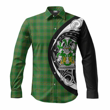 Shaughnessy Irish Clan Long Sleeve Button Shirt Celtic Circle Style Men's Shirt S - Tartan Vibes Clothing